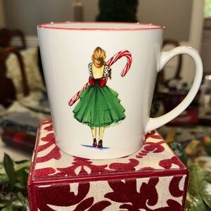 Melsy’s Illustrations Graphique De France Festive Mug Candy Cane